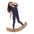 Girl on the Wooden Balance Board