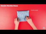 Denim Marble Maze