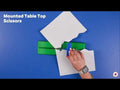 Mounted Table Top Scissor - Plastic Base