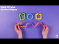 Stick 'N Twist Suction Shapes
