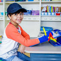 Boy using the Handy Herbert Handwriting Glove