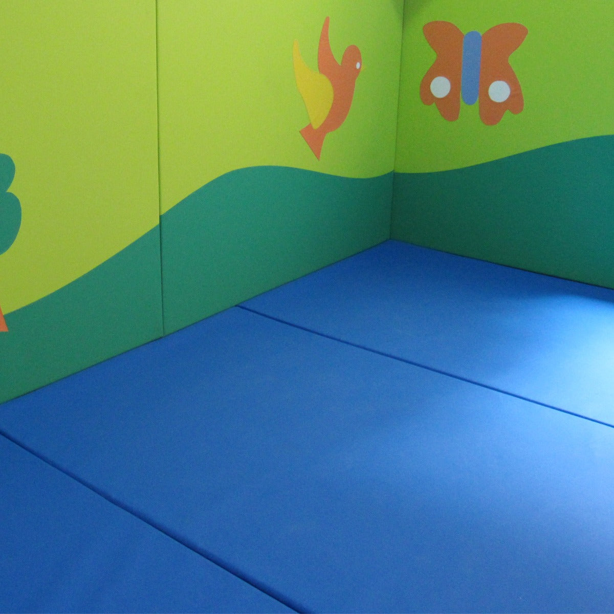 blue Custom Floor Mats