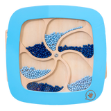 Swirling Storm Panel, an Interactive Rotating Bead Panel