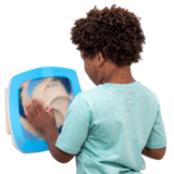 Child using the Swirling Storm Panel