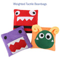 Weighted tactile beanbags
