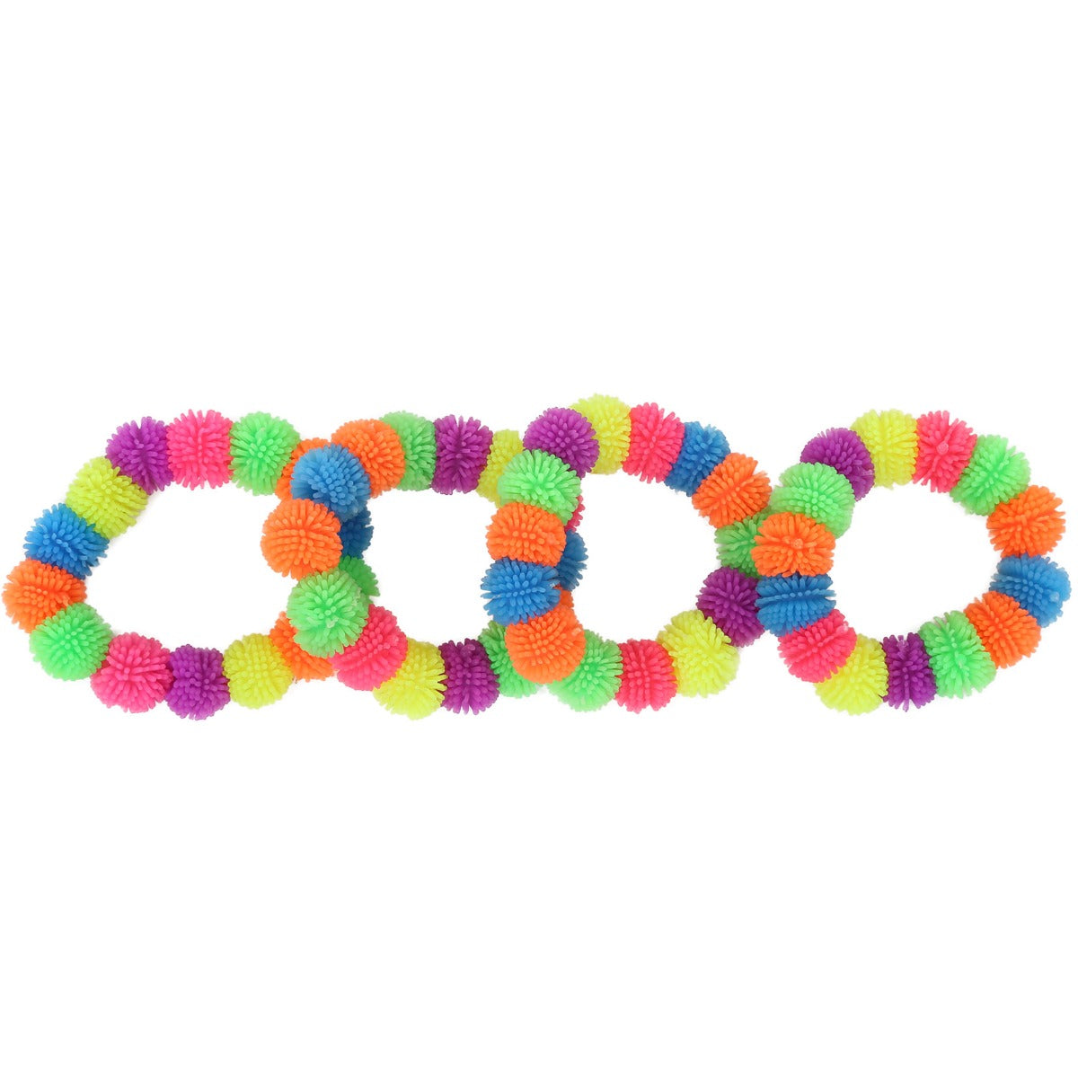 Squishy Ball Bracelet - Set of 4