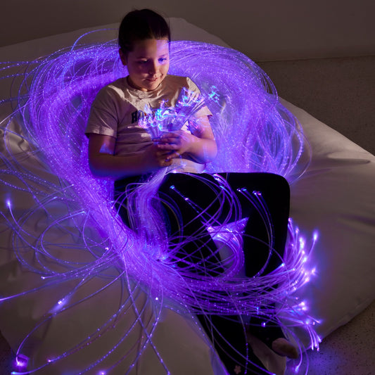 SensaSoft™ Bean Bag Cushion with Fiber Optic Strands