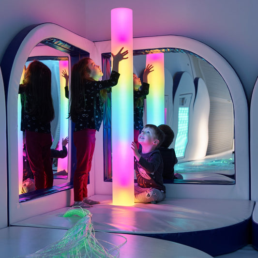 Children playing on the SensaSoft™ Corner Platform