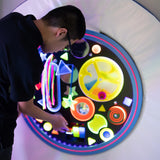 Round UV Musical Tactile Wall Panel with SensaSoft™ Panel and Platform