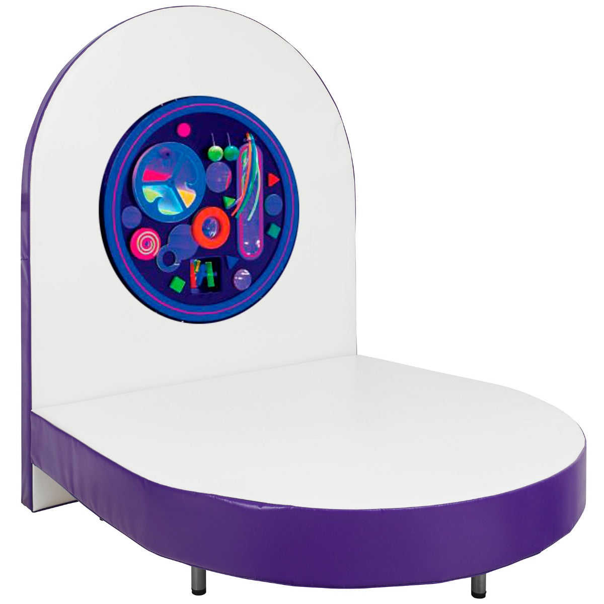 white with blue trim SensaSoft™ UV Musical Tactile Panel