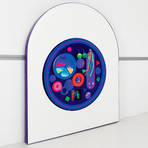 Round UV Musical Tactile Wall Panel with SensaSoft™ Panel and Platform