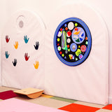 Round UV Musical Tactile Wall Panel with SensaSoft™ Panel and Platform