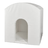 Front view of the White SensaSoft Hideaway