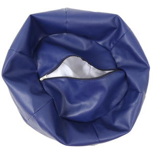 blue Tough and Textured Beanbag Chair