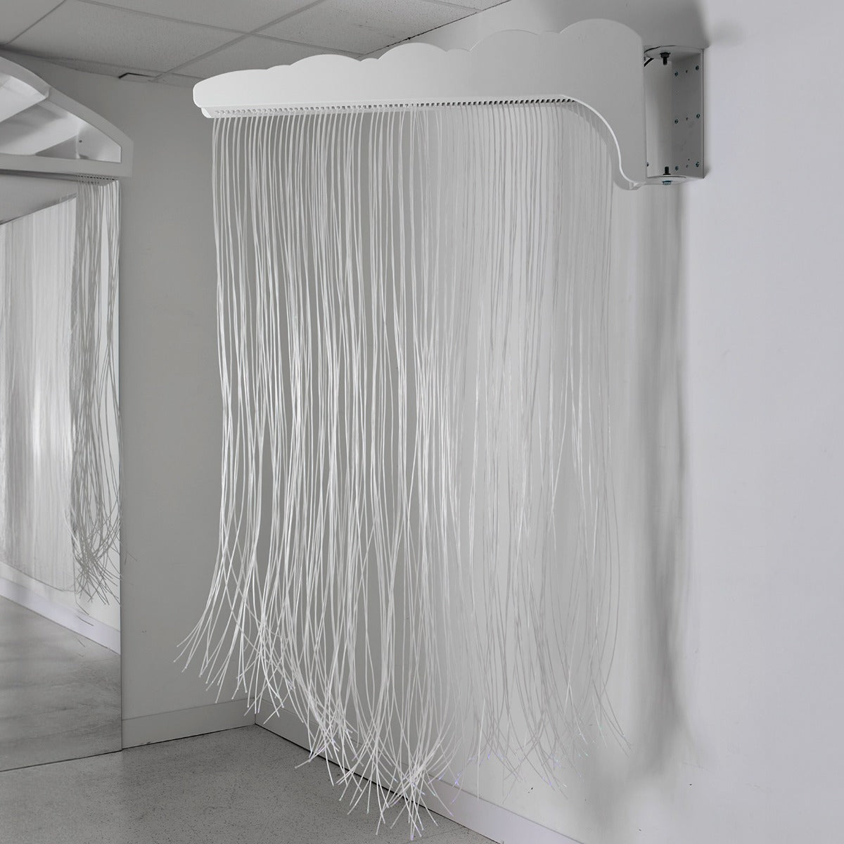 Fiber Optic Light Strands on Swing Arm