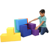 Boy playing with the SensaSoft Puzzle Cube