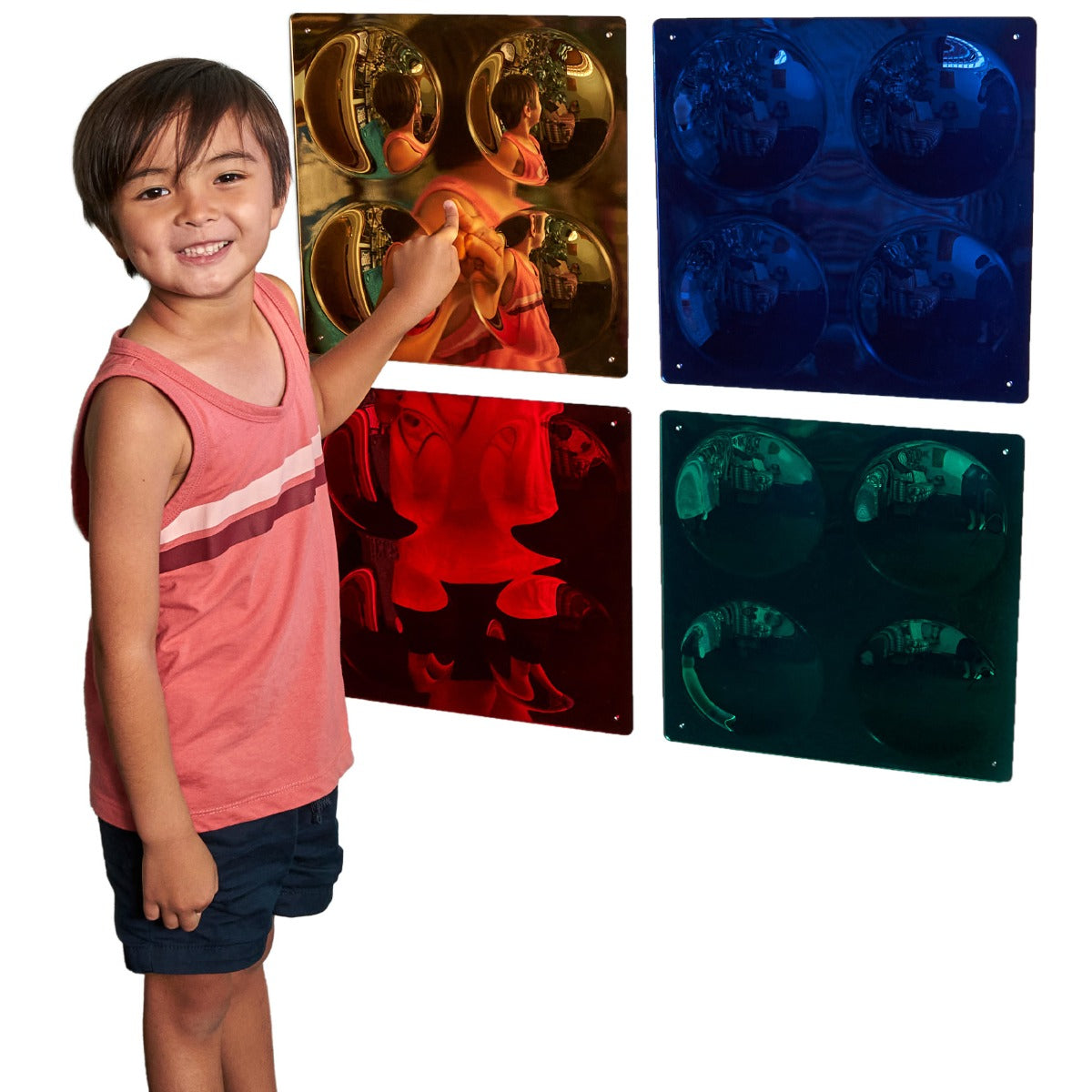 Convex Mirrors- Set of 4