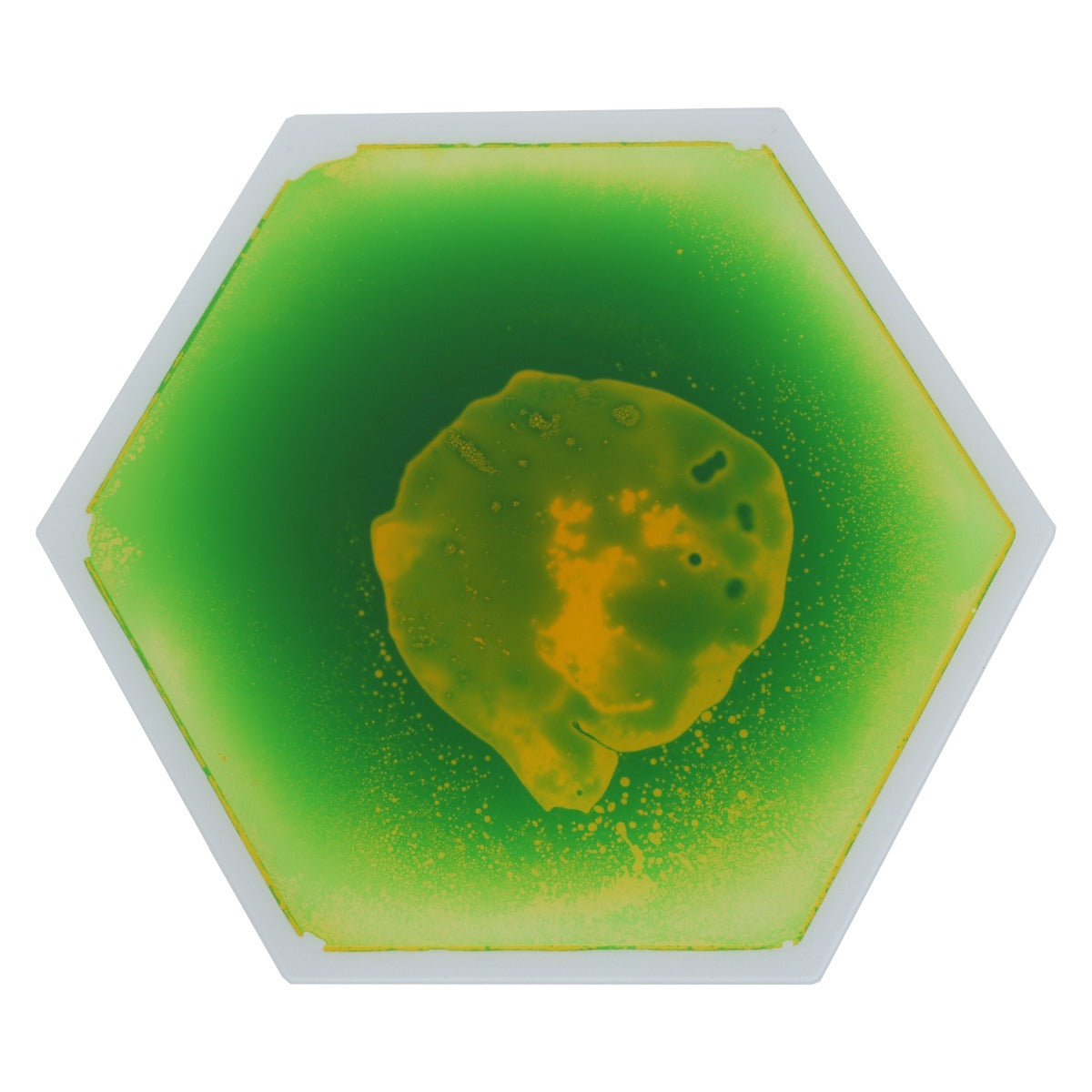 Green sensory gel tile with a squishy texture to engage kids’ tactile senses