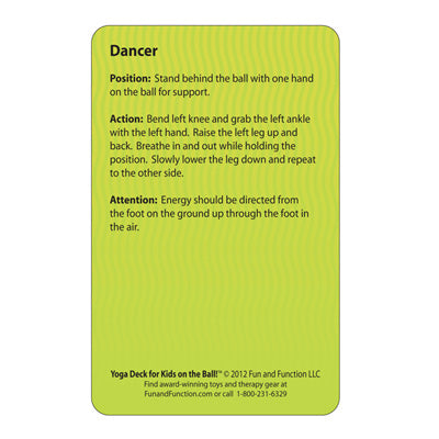 Yoga Deck for Kids on the Ball