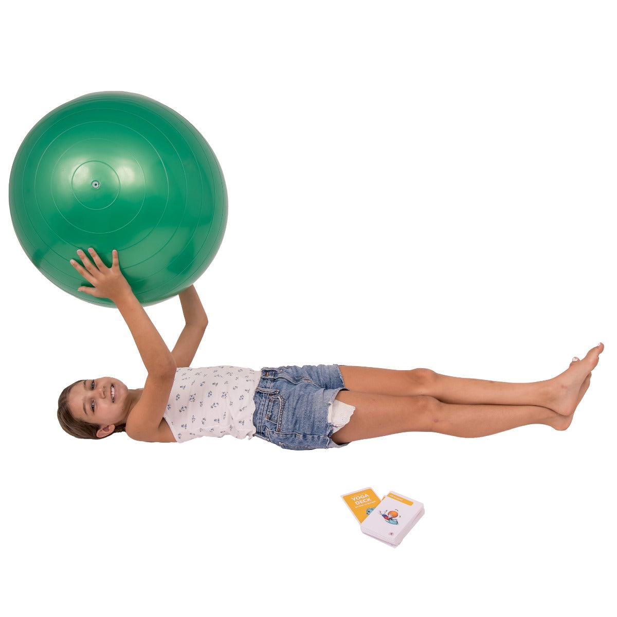 Yoga Deck for Kids on the Ball