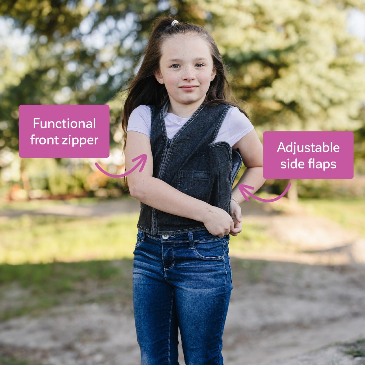 Stretch Denim Weighted Vest