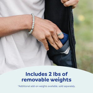 Weighted Fleece Vest - Black