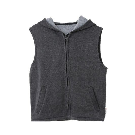 Weighted Fleece Hoodie Vest