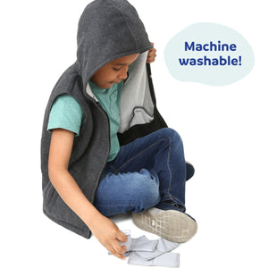 Weighted Fleece Hoodie Vest