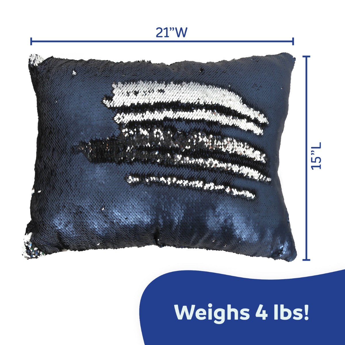 Weighted Sequin Pillow
