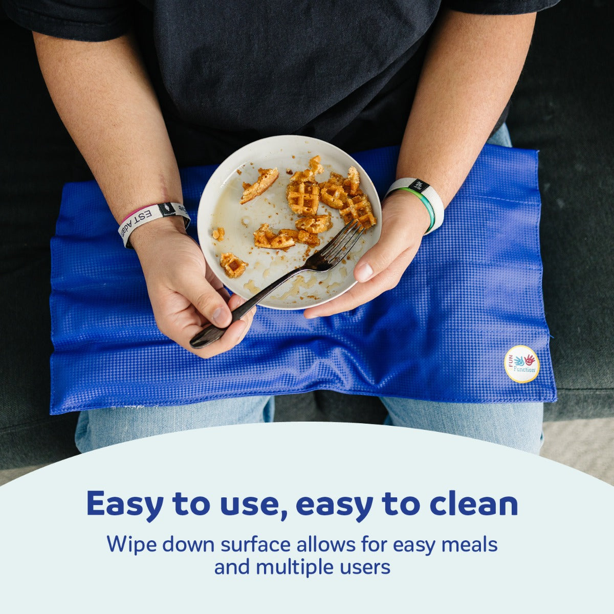 Wipe Clean! Weighted Lap Pads