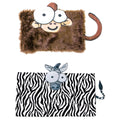 Monkey and Zebra Animal Lap Pads