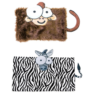 Monkey and Zebra Animal Lap Pads