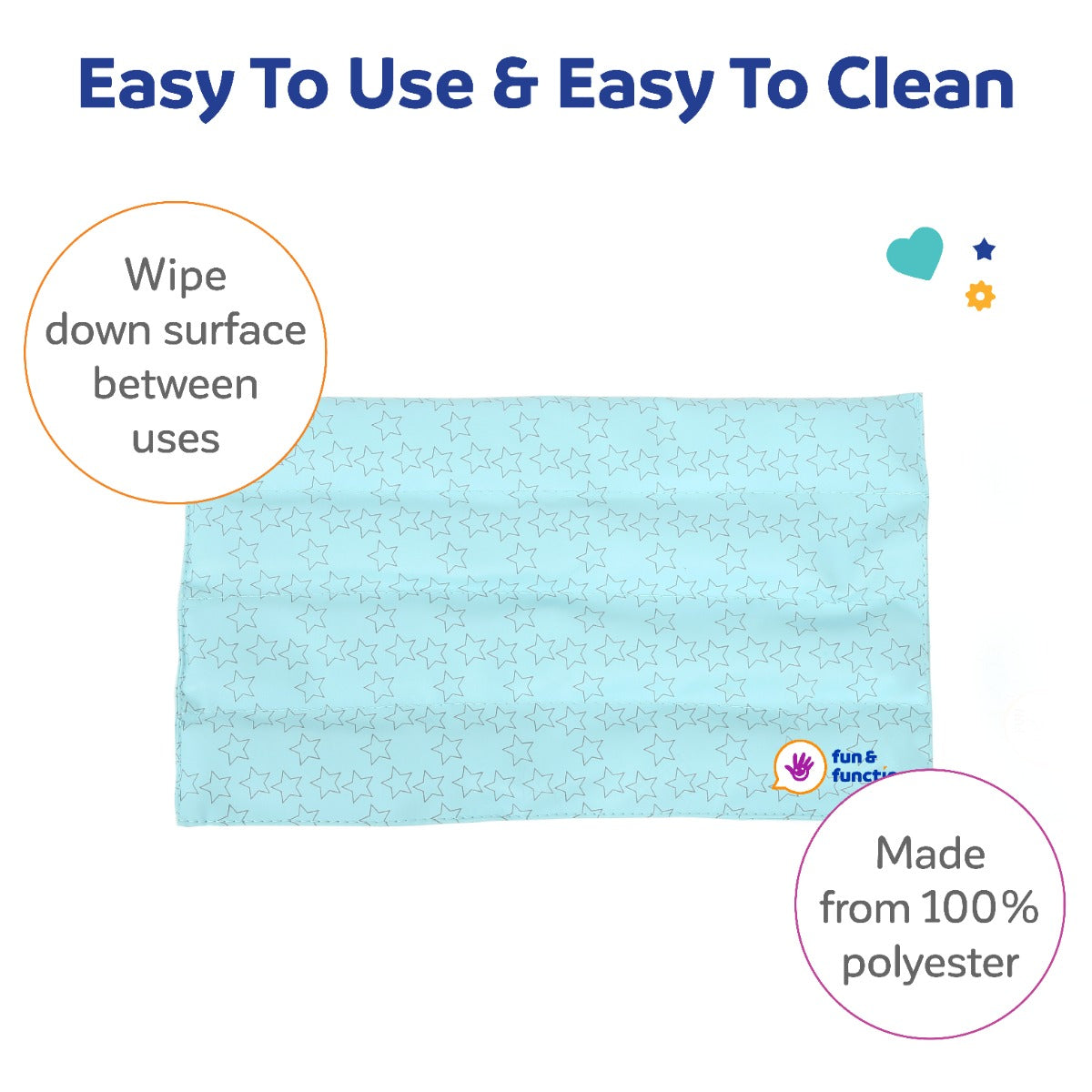 Wipe Clean! Weighted Lap Pad