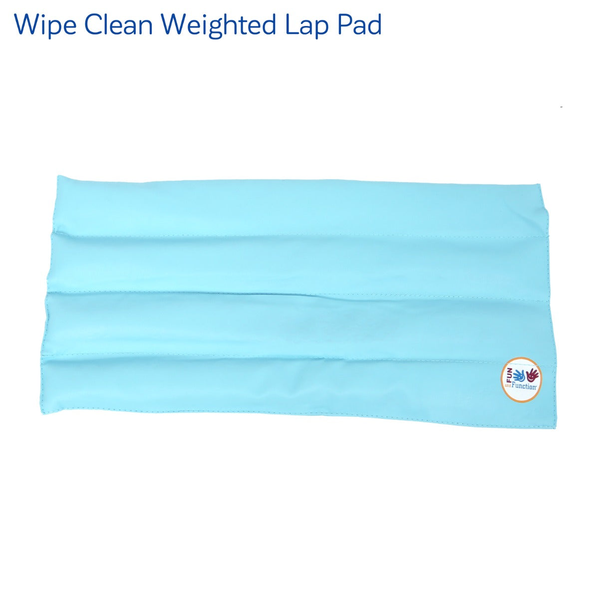Blue wipe clean lap pad