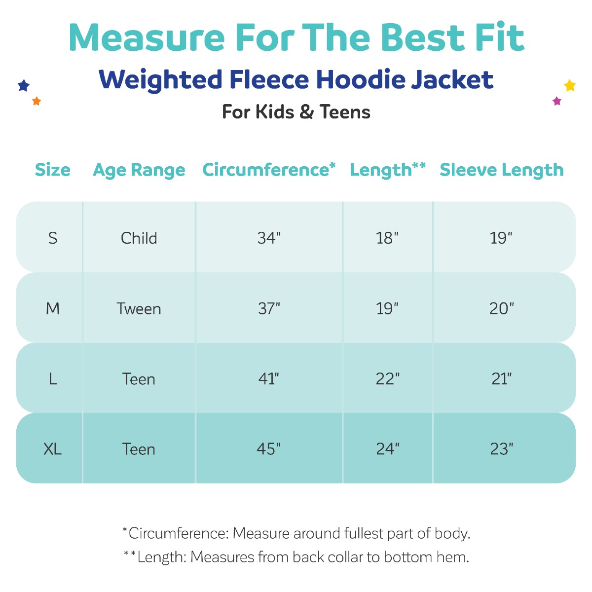 Weighted_Fleece_Hoodie_Jacket_Size_Chart_3_
