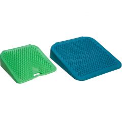 2 Lean-N-Learn Wedge Cushions, in colors green and blue 