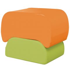 SensaSoft™ Mushroom Soft Play Furniture - orange and green color