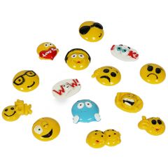 Putty Piece Set includes facial expressions for happy, mad, confused, excited, scared, stressed, sleepy, alert and embarrassed