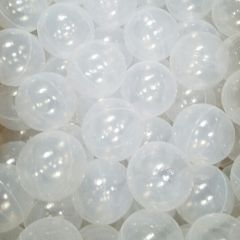 Crush-Resistant Ball Pit Balls - 500 Pack (Clear)