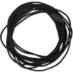 Silky black necklace cords