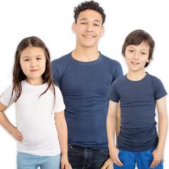 children and teenager wearing the Sens-ational Hip Hugging Tee - Short Sleeves