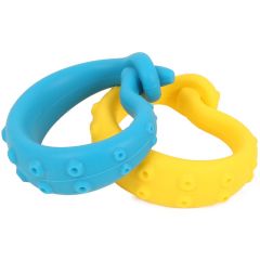 Blue and yellow Seahorse Chewy Bracelets 