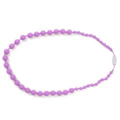 Chewelry Necklace Smooth Purple Bead