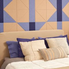 Room with the Felt Right Tiles-Hourglass design