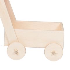 wooden Weighted Pushcart