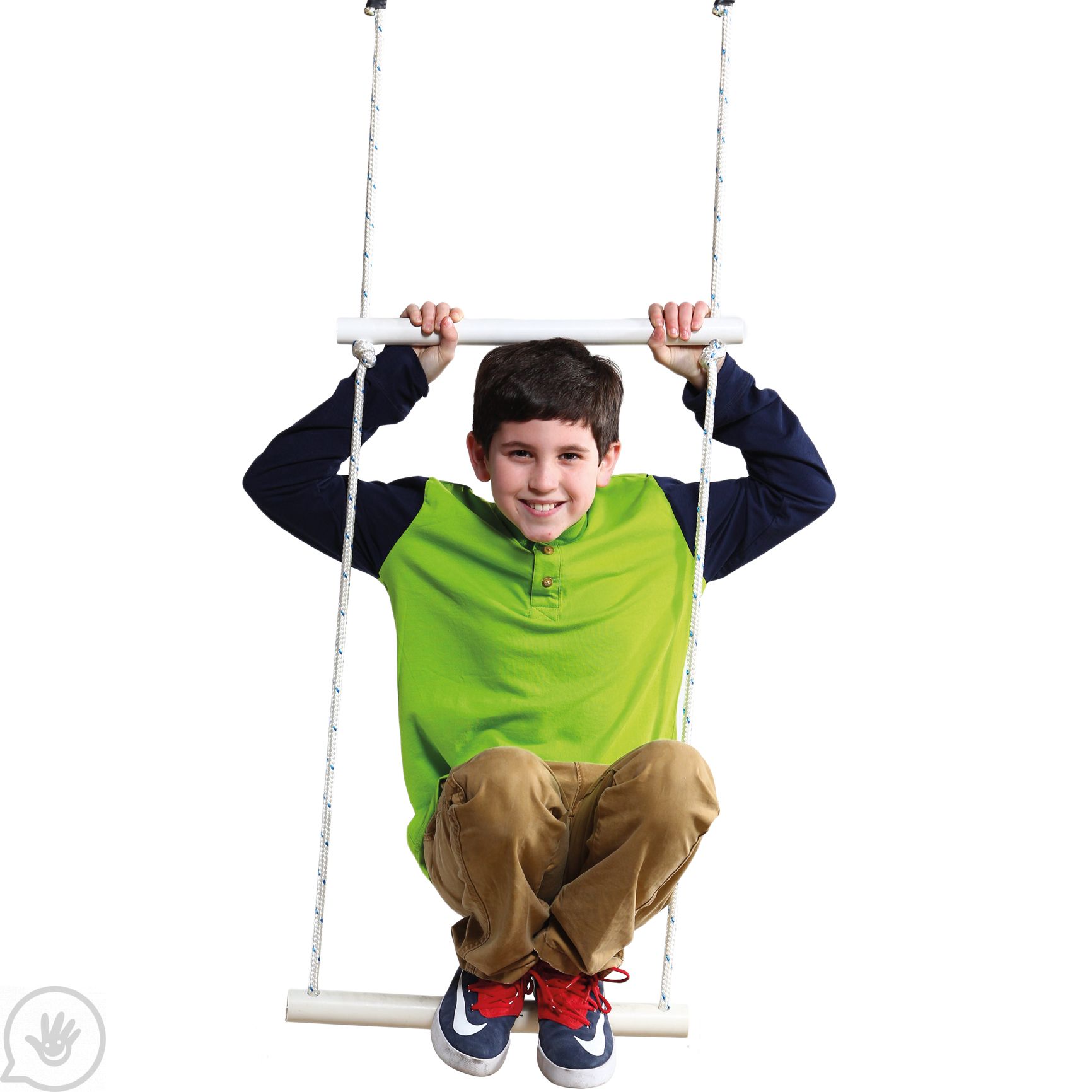 Indoor Belt Swing with Pull-up Bar Trapeze Ring Ladder Bis 440Lbs for Kids Aults 
