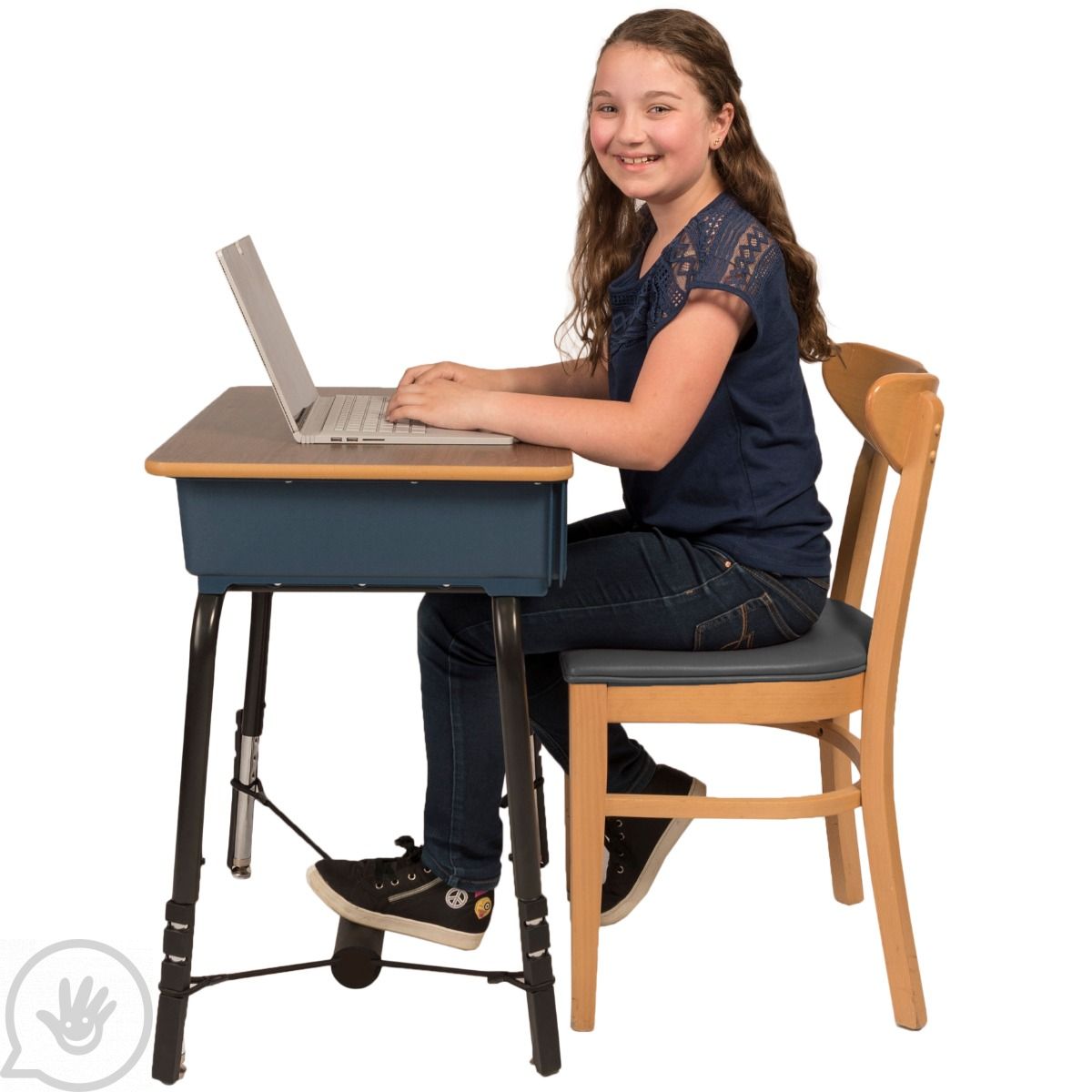 Standing Desk Foot Stool  Adjustable height foot rest for under your desk.