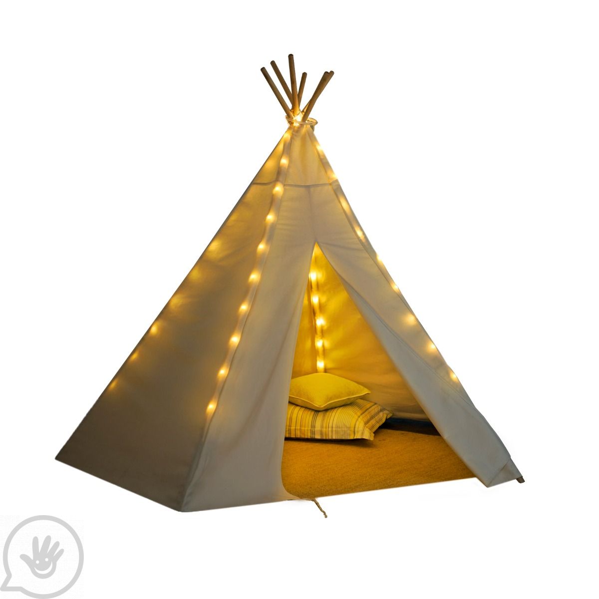 Battery-Operated Tent String Lights
