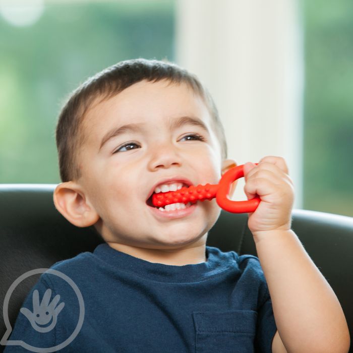 Red Knobby Super Chew Chewy Tube Sensory Chew Autism S E N ADHD Biting Aid 