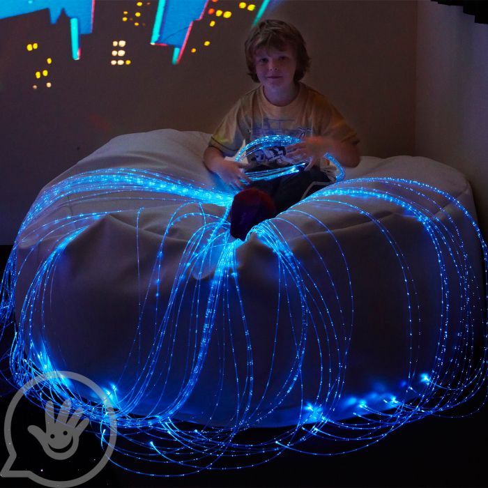 Fiber Optic Light Beanbag Chair  LED Light Beanbags for Sensory Rooms